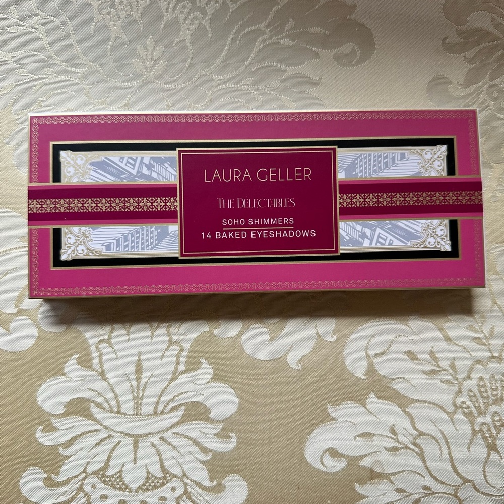 Laura Geller Pink and Gold Soho Shimmers 14-Baked Eyeshadow Palette